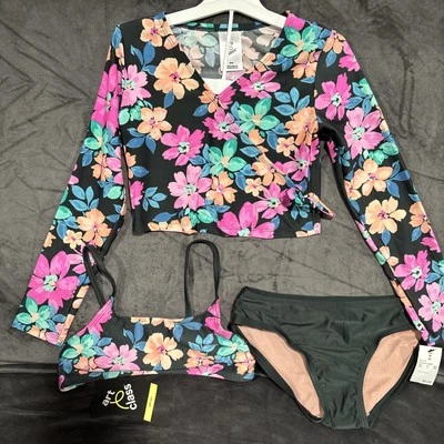NWT Girl’s Art Class 3 Piece Set Swimsuit Bathing Suit Size Medium (8) - Image 1 of 4