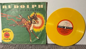 RUDOLPH THE RED NOSED REINDEER - 1951 - Golden Records  78 RPM - NM - Foto 1 di 2