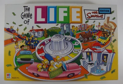 The Simpsons Game of Life Board Game Milton Bradley 2004 Edition Complete - Image 1 of 4