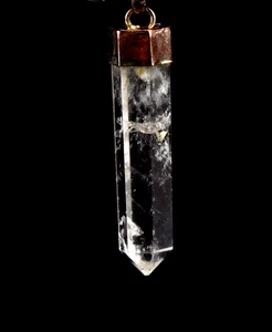 Satyaloka satyamani azeztulite  copper/ steel  pendant  synergy 12 crystal #7786 - Picture 1 of 5