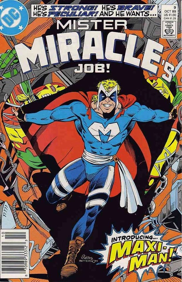 Mister Miracle (2nd Series) #9 (Newsstand) VG; DC | low grade - Len Wein Maxi-Ma - Image 1 of 1