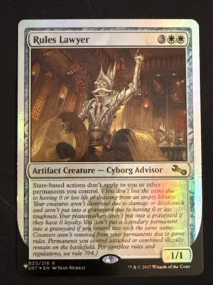 1x Foil Rules Lawyer (20) The List - Reprints LP MTG Magic the Gathering x1 MKE - Image 1 of 2