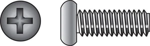 Tornillo de máquina Hillman 828500 de acero inoxidable Phillips cabeza de sartén 10-24 x 1/2 pulg. - Imagen 1 de 1