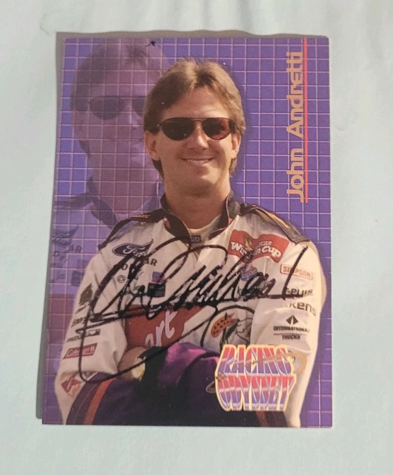 John Andretti Single Autographed Card - Image 1 of 1
