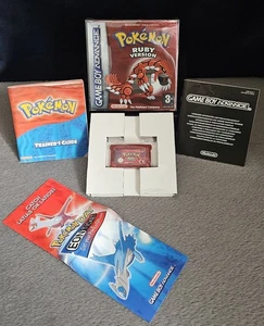Pokemon Ruby Version Nintendo Gameboy Advance UK PAL Genuine Boxed With Manuals - Picture 1 of 24