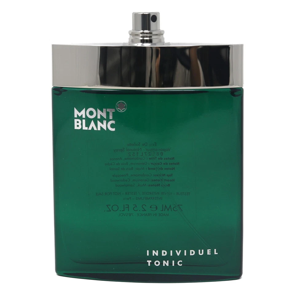 Montblanc Individual Tonic Eau de Toilette Spray 2.5 OZ para Hombres - NUEVO Foto 1 de 1