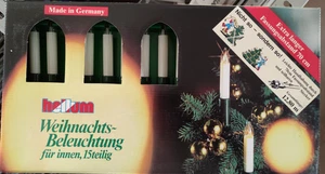 Hellum Lichterkette Weihnachtsbeleuchtung für innen 15 Kerzen Schaftkerze 804157 - Bild 1 von 1