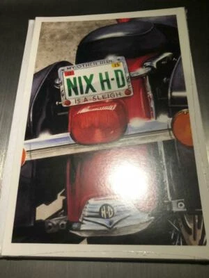 TARJETAS DE NAVIDAD HARLEY DAVIDSON #X865 SAINT NIX HARLEY OTRO PASEO EN TRINEO (10) Foto 1 de 4