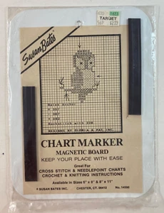 1984 Susan Bates 6 x 8 Chart Marker Magnetic Board Needlepoint Crossstitch - Picture 1 of 2