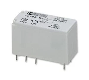 PHOENIX CONTACT 2961192 RELAY, POWER, DPDT, 24VDC, 8A, SOCKET (10 pieces) - Picture 1 of 1