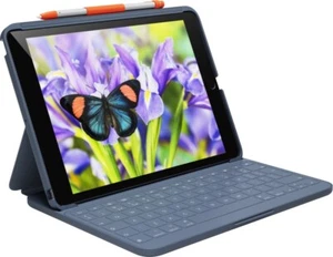 Logitech Rugged Lite Blue Bluetooth QWERTY UK English for iPad 7th, 8th, 9th Gen - Picture 1 of 5
