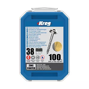 Kreg Sacklochschrauben SML-C150 38mm | 1-1/2" Grobgewinde Maxi-Loc #2 Antrieb - Bild 1 von 15