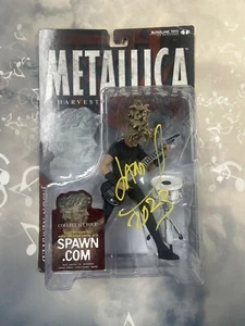 Metallica Jason Newsted selten signiert Todd McFarlane Actionfigur Statue JSA COA - Bild 1 von 4