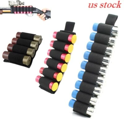 2pcs/set Tactical 4/6/9 Rounds 12/20 Guage Shotgun Shell Holder Ammo Carrier - Image 1 of 4
