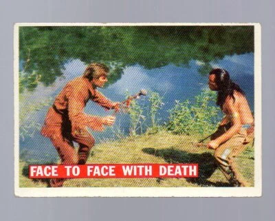 Davy Crockett - Card # 29 - TOPPS (1956) - Orange Back - Gray Center - Image 1 of 2