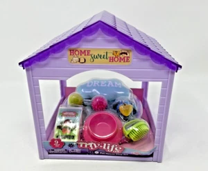 My Life As ~ Juego Casa Mascota 9 Piezas Hogar Dulce Hogar Muñeca Púrpura Accesorio - Imagen 1 de 13