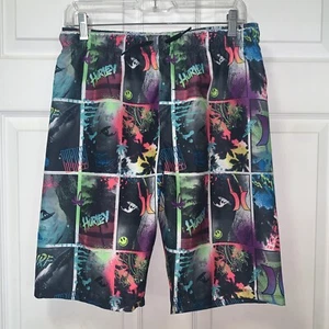 NWT Hurley Youth Boys XL Swim Trunks Lined Board Shorts 10.5” Inseam 28 29 - Picture 1 of 15
