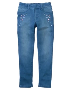 NWT Gymboree Blue Jeggings Girl Pull on Pants Ice Dancer 5,6 - Picture 1 of 1