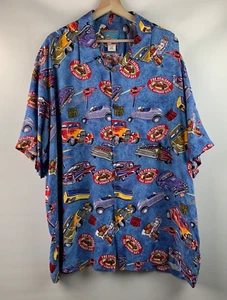 Joe Kealoha's by Reyn Spooner Hemd Kragen Knöpfe Kurzarm Tasche Gr. XXL - Bild 1 von 8