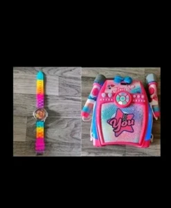 Jojo Siwa Pink Karaoke Machine Model Be You &RainbowWatch Live Your Dream Tested - Picture 1 of 18