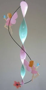 LG Fee Wind Spinner Whirligig Wirbler für Garten oder Mädchenzimmer Kinderzimmer Deko - Bild 1 von 2