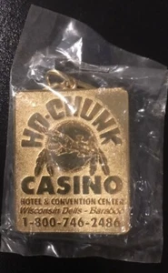 Ho-Chunk Casino Wisconsin Dells Advert Keychain w/ Key Ring VTG (1990’s) - Picture 1 of 3