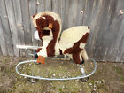 Toy Old Horse To Pivoting IN Moumoute Vintage Deco Years 1950 Flea Market