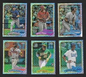 2024 Topps series 1  1989 Topps Baseball Chrome Silver Pack Singles - Picture 1 of 1