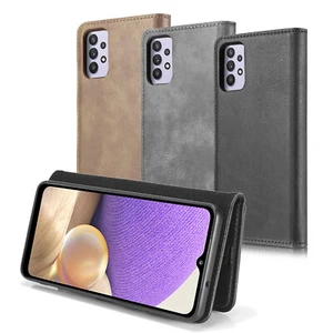 Für Samsung Galaxy A12 Folio Flip Case Galaxy A32 Galaxy A72 Wallet Leder Tasche - Bild 1 von 28