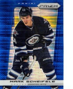 2013-14 Panini Prizm Prizms Blue Pulsar #198 Mark Scheifele - Picture 1 of 2