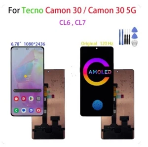 LCD Display Screen+Touch Digitizer Assembly  Replacement For Tecno Camon 30 5G - Picture 1 of 2