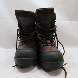LaCrosse Asystec Hiking Outdoor Boots Womens 8 Mid Calf Leather Brown 29996