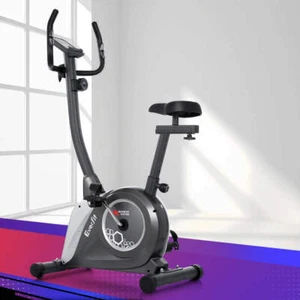 Everfit Magnetic Exercise Bike Upright Bike Fitness Home Gym Cardio - Picture 1 of 7