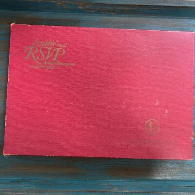 Scrabble Brand Three Dimensional Crossword Game RSVP 1966 original - Image 1 of 4