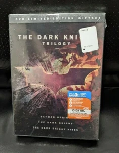 The Dark Knight Trilogy (DVD, 2012, 3-Disc Set, Limited Edition Gift Set) - Picture 1 of 2