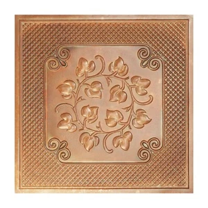 Decorative ceiling tiles Metalize wall panels for Saloon PL66 Rustic Iron 10pcs - Picture 1 of 19
