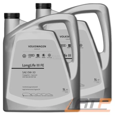 10 L LITER ORIGINAL 0W-30 LONGLIFE III FE GROUP MOTOR-ÖL MOTOREN-ÖL - Bild 1 von 2