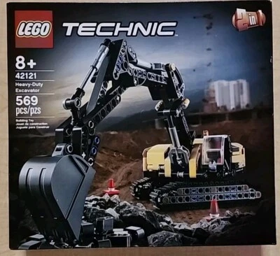 LEGO TECHNIC 42121 Heavy Duty Excavator NEW/FACTORY SEALED & RETIRED - Image 1 of 4