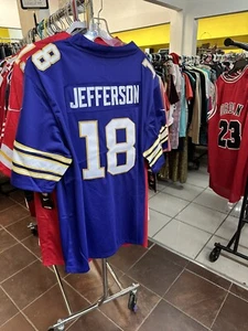 Men's Justin Jefferson #18 Vikings Purple Nike Jersey Size M - Picture 1 of 4