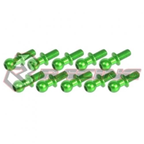 3RACING 3RAC-BS4806 Aluminum 4.8mm Ball Stud L=6 10pcs 1/10 RC TAMIYA Car - Image 1 of 4