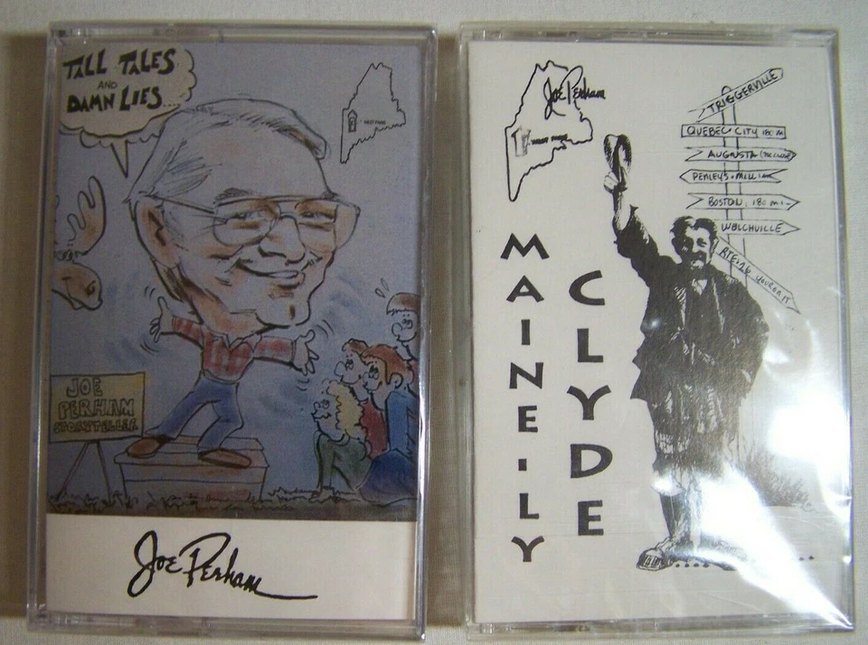 JOE PERHAM CASSETTES, SET OF 2 Tall Tales & Damn Lies & Maine-ly Clyde - Image 1 of 1