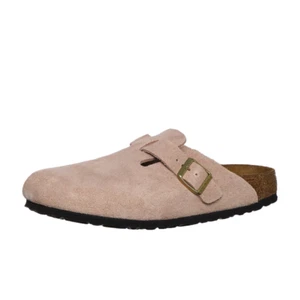 Women's Shoes Birkenstock BOSTON Clog Mules 1026171 LIGHT ROSE SUEDE