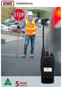 GME CP30 5 WATT IP67 UHF COMMERCIAL HANDHELD RADIO WITH UHF CB 80CH - Picture 1 of 3