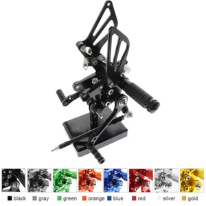 CNC Adjustable Footpegs Footrests Rearsets For TL1000S/R ARP 1997-2003 1998 1999 - Picture 1 of 8