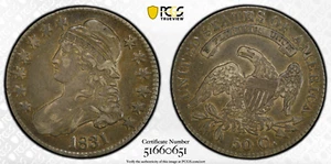 1831 PCGS VF35 Capped Bust Half Dollar - Picture 1 of 4