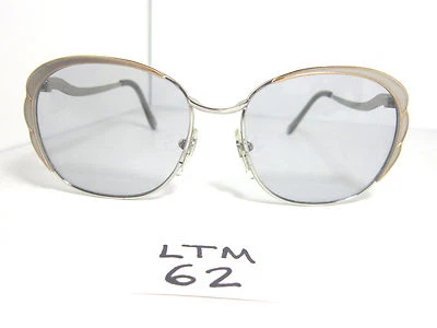 Vtg Nos 80s Welling International Sunglasses Frame Bette Beige Brown (LTM-62) - Image 1 of 4