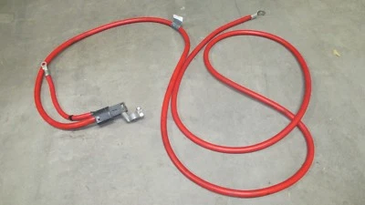 BMW E46 325i 2003-2005 SULEV sedán M56 rojo positivo cable de batería con terminal OEM Foto 1 de 4