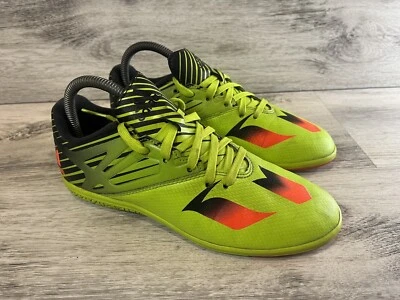 Adidas Performance 15.3 Messi Indoor Soccer Shoes Neon Green Men's Size 6 - Image 1 of 4