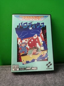 Konami MSX Parodius The Octopus Saves Earth 1988 Japan Exclusive Shooter CIB - Picture 1 of 7