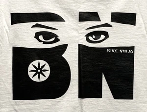 T-Shirt SMALL "Bike Ninja" T-Shirt - Picture 1 of 2